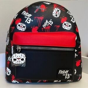 NWT‎ Friday The 13th Chibi Jason Mask Mini Backpack 🔥🔥